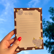 Hydrangea To Do List Notepad