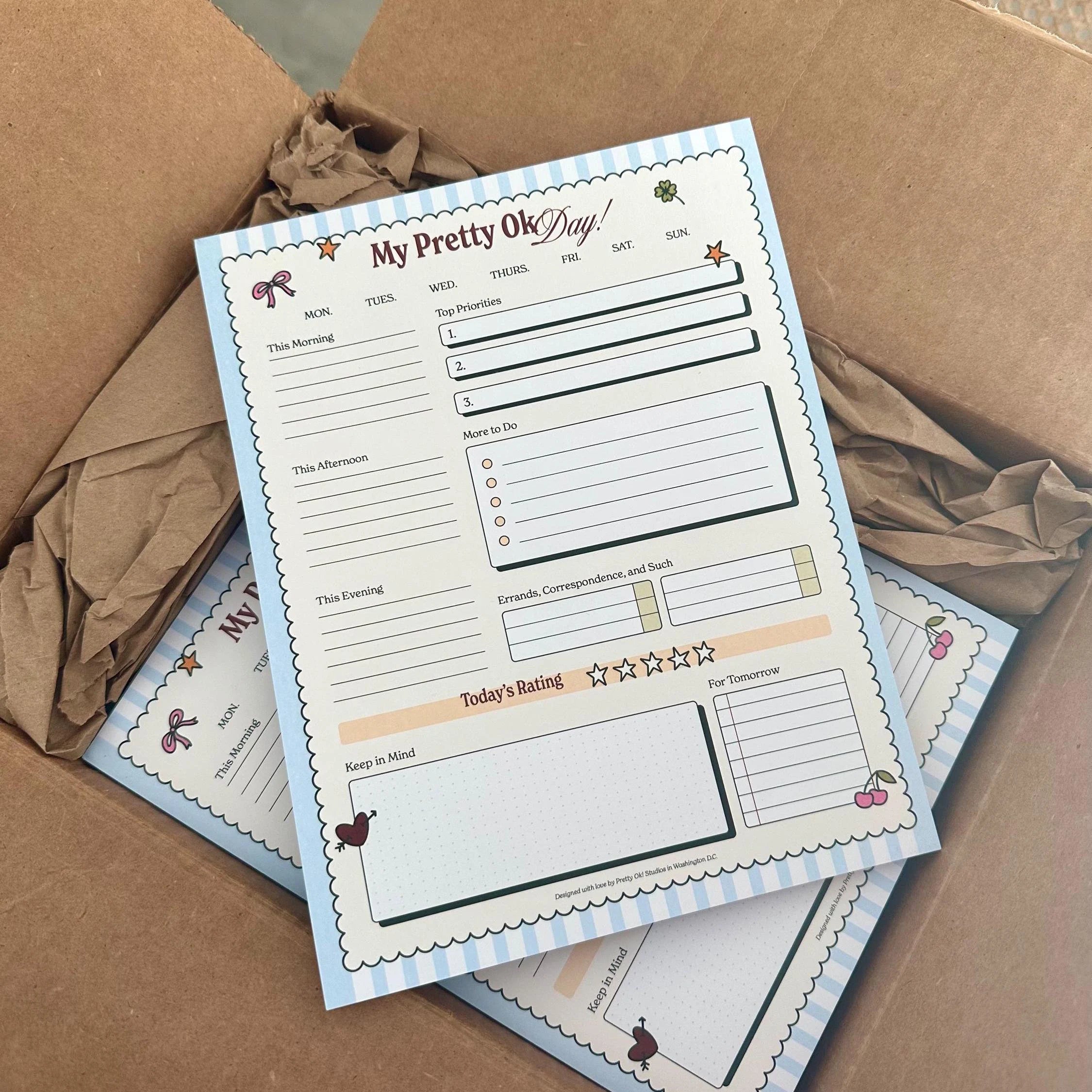 Daily Planner Notepad
